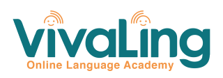 VivaLing's english Logo